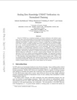 Thumbnail of Scaling Zero Knowledge UNSAT Verification via Normalized Chaining