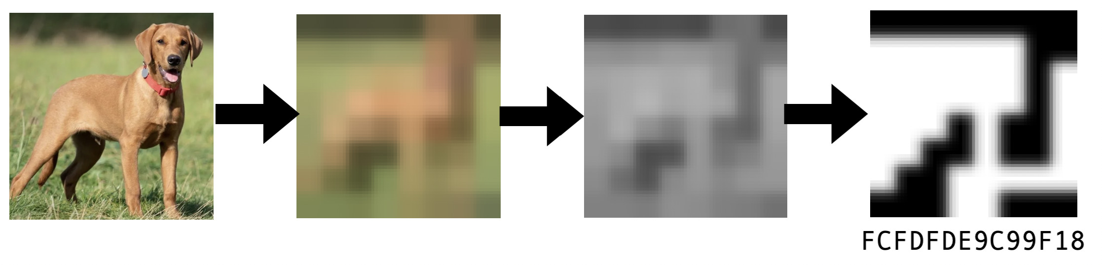 Perceptual hash example